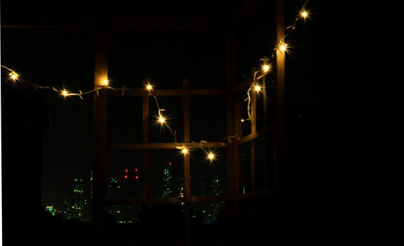 Fairy lights, city lights
